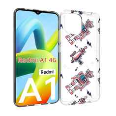 Чехол MyPads мини-роботы для Xiaomi Redmi A1