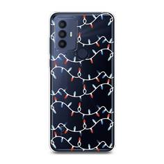 Чехол на TCL 30E "Разноцветная гирлянда" Case Place