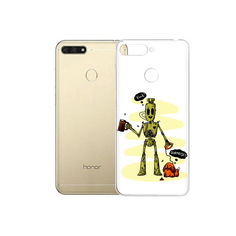 Чехол MyPads Tocco для Huawei 7C прикольный робот (PT111175.61.557)