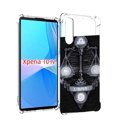 Чехол MyPads знак зодиака весы 2 для Sony Xperia 10 IV (10-4)