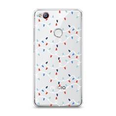 Чехол на ZTE Nubia Z11 Mini "Разноцветная гирлянда" Case Place