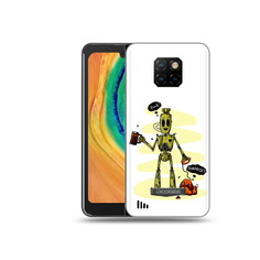 Чехол MyPads Tocco для Doogee S88 Plus прикольный робот