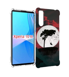 Чехол MyPads качели-над-пропастью для Sony Xperia 10 IV (10-4)