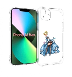 Чехол MyPads девушка-в-платье-красивая женский для iPhone 14 Plus (6.7)