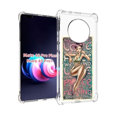 Чехол MyPads постер-рианна для Huawei Mate 40 Pro+ Plus