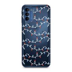 Чехол на Motorola Moto G31 "Разноцветная гирлянда" Case Place