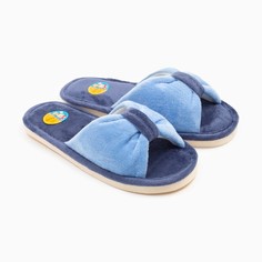 Тапочки женские Smile of Milady 9257445 синие, голубые 40-41 RU