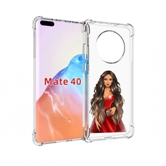 Чехол MyPads Tocco для Huawei Mate 40 девушка-в-вечернем-платье женский