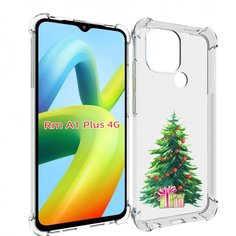 Чехол MyPads Елка новогодняя с подарками акварель для Xiaomi Redmi A1 Plus +