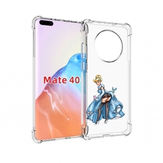 Чехол MyPads Tocco для Huawei Mate 40 девушка-в-платье-красивая женский