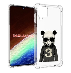 Чехол MyPads Панда-в-костюме для Samsung Galaxy A12 (SM-A125F) 2020/21/A12 Nacho SM-A127F