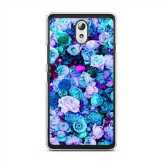 Чехол на Lenovo Vibe P1m "Цветочный ковер" Case Place