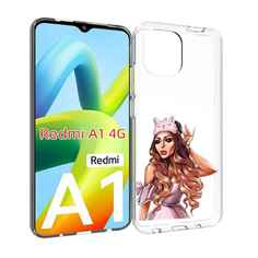 Чехол MyPads девушка-с-маской-для-сна женский для Xiaomi Redmi A1