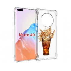 Чехол MyPads Tocco для Huawei Mate 40 Кола-в-стакане