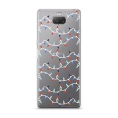 Чехол на Sony Xperia 10 "Разноцветная гирлянда" Case Place