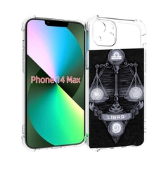 Чехол MyPads знак зодиака весы 2 для iPhone 14 Plus (6.7)