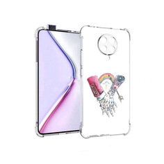 Чехол MyPads абстракция руки в татуировках для Xiaomi Redmi K30 Pro Zoom 8/256GB