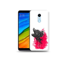 Чехол MyPads Tocco для Xiaomi Redmi 5 Plus медведь в дымке (PT94743.327.463)