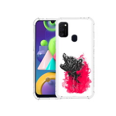 Чехол MyPads Tocco для Samsung Galaxy M21 медведь в дымке (PT147110.591.463)