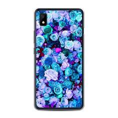 Чехол на ZTE Blade L210 "Цветочный ковер" Case Place