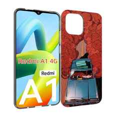 Чехол MyPads машина мчится с дымком для Xiaomi Redmi A1