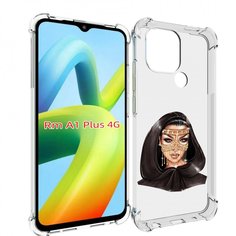 Чехол MyPads девушка-в-золотой-маске для Xiaomi Redmi A1 Plus +