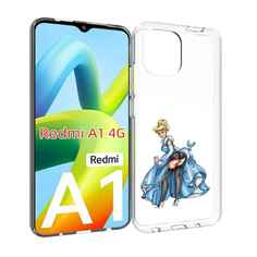 Чехол MyPads девушка-в-платье-красивая женский для Xiaomi Redmi A1