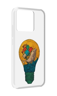 Чехол MyPads Tocco для Xiaomi Redmi 10A кит в лампочке с парусами