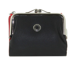 Кошелек женский PETEK K 8078 черный, красный