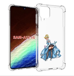 Чехол MyPads девушка-в-платье-красивая женский для Samsung Galaxy A12 (SM-A125F) 2020