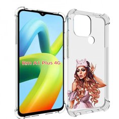 Чехол MyPads девушка-с-маской-для-сна женский для Xiaomi Redmi A1 Plus +