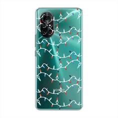 Чехол на Honor V40 Lite/Huawei Nova 8 "Разноцветная гирлянда" Case Place