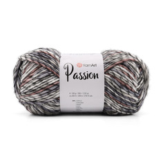 Пряжа YarnArt Passion, 100г, 200м (шерсть, акрил) (1240 принт), 5 мотков