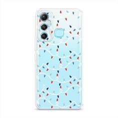 Чехол на Infinix HOT 11 Helio G70 64 GB "Разноцветная гирлянда" Case Place
