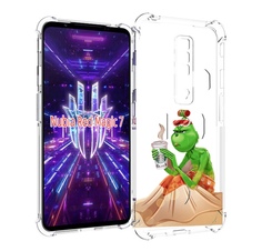 Чехол MyPads Гринч-в-платье для ZTE Nubia Red Magic 7