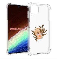 Чехол MyPads лицо-с-патчами для Samsung Galaxy A12 (SM-A125F) 2020/21/A12 Nacho SM-A127F