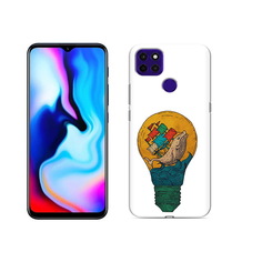 Чехол MyPads Tocco для Lenovo K12 Pro кит в лампочке с парусами
