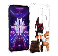 Чехол MyPads девушка-с-модным-чемоданом женский для ZTE Nubia Red Magic 7