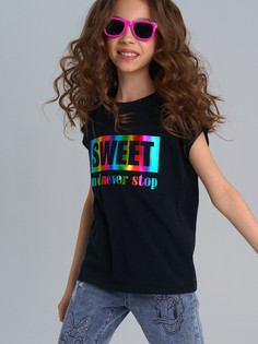 Футболка для девочки PlayToday 12121528 разноцветный, 134