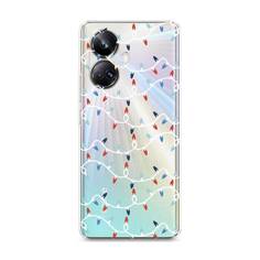 Чехол на Realme 10 Pro+ "Разноцветная гирлянда" Case Place