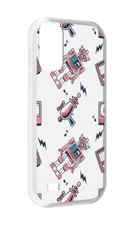 Чехол MyPads мини-роботы для Oukitel C31