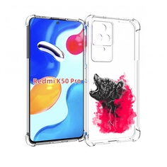 Чехол MyPads медведь в дымке для Xiaomi Redmi K50 / K50 Pro