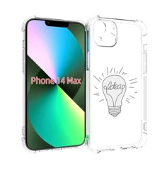 Чехол MyPads лампочка-с-идеей для iPhone 14 Plus (6.7)