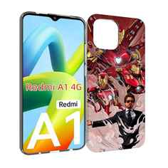 Чехол MyPads Тони-Старк-и-костюмы для Xiaomi Redmi A1