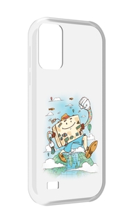 Чехол MyPads Счастливый чемодан для Oukitel C31