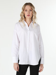 Рубашка женская Colins CL1060253_Q1.V1_WHT белая L
