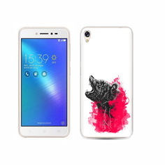 Чехол MyPads Tocco для Asus ZenFone Live (ZB501KL) медведь в дымке
