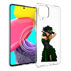 Чехол MyPads девушка-в-модном-длинном-платье женский для Samsung Galaxy M53 (SM-M536)