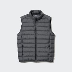 Утепленный жилет мужской UNIQLO 452739COL08 серый L (доставка из-за рубежа)