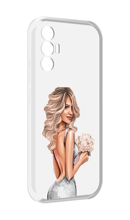 Чехол MyPads Роскошное-платье женский для Tecno Pova 3